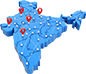 Projects done at Gujarat,
                                Rajasthan, Maharastra,
                                MP & UP.
